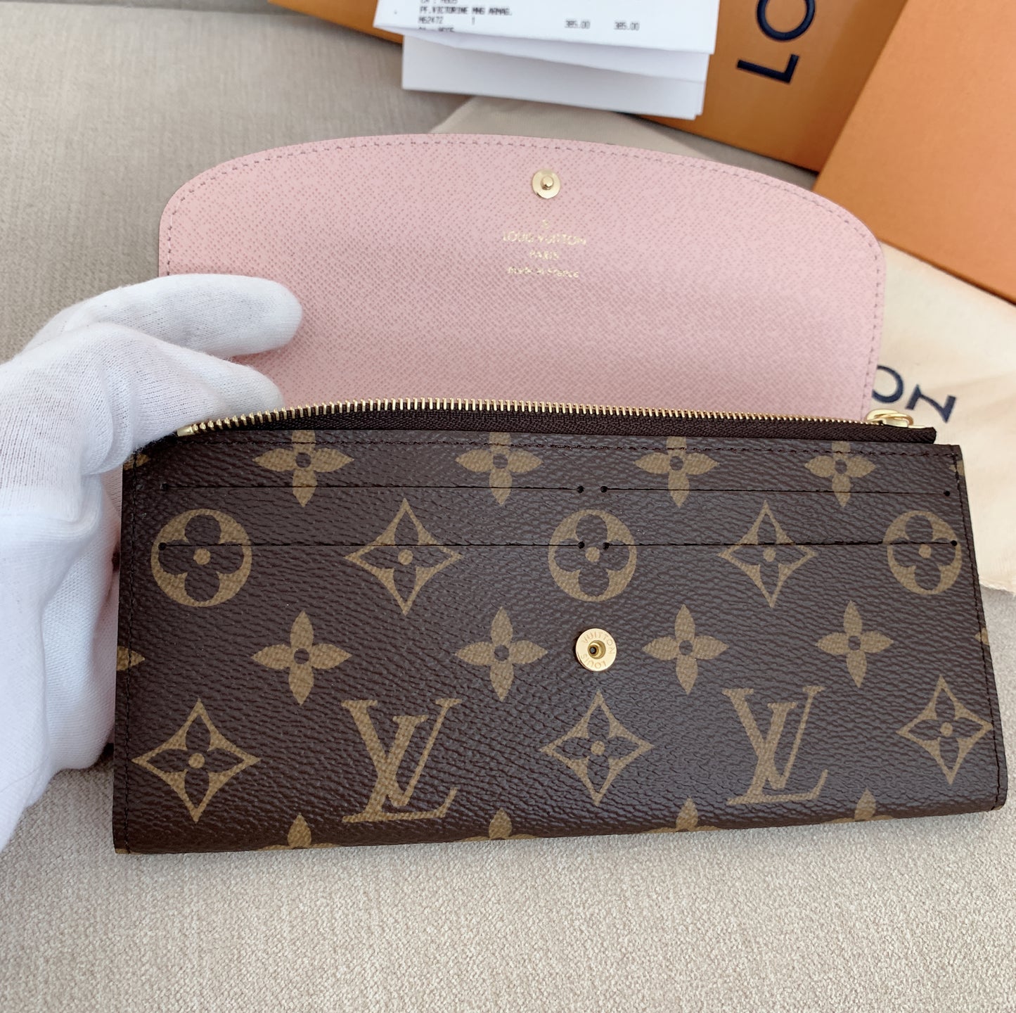 LV▪️Emilie 圓翻蓋長夾/430✨🉐19060