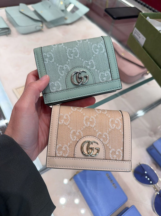 @Gucci GG Denim Mini 丹寧短夾/P250🔔限時折🉐12050