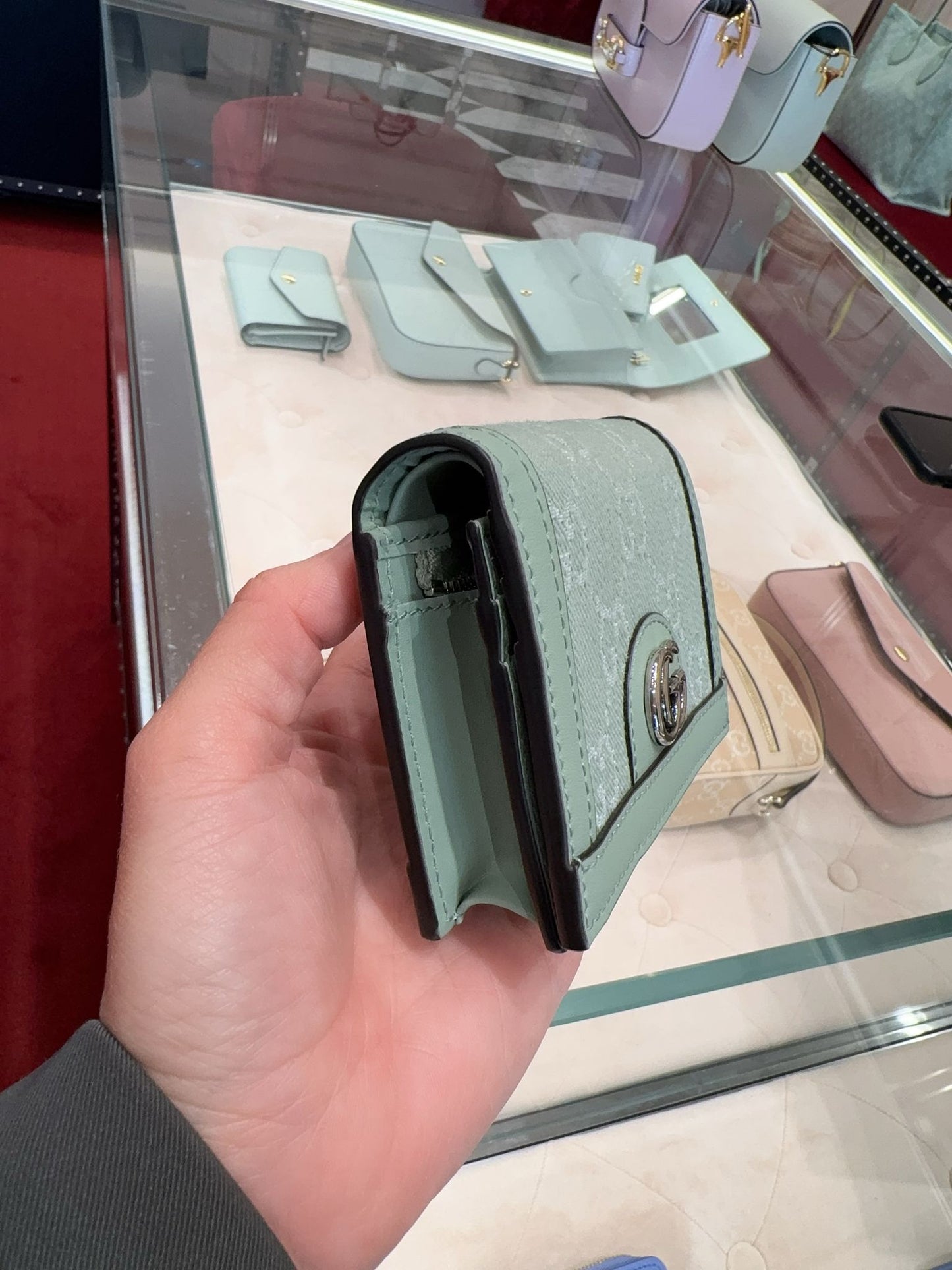 @Gucci GG Denim Mini 丹寧短夾/P250🔔限時折🉐12050