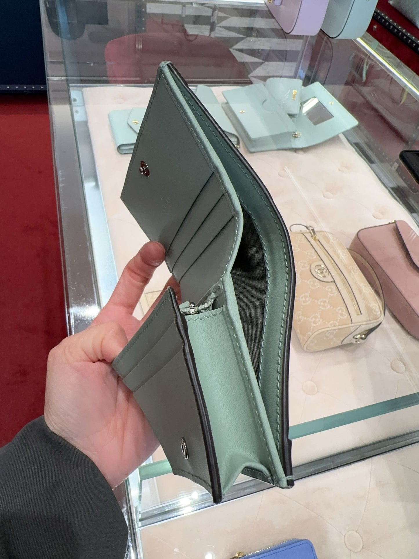 @Gucci GG Denim Mini 丹寧短夾/P250🔔限時折🉐12050