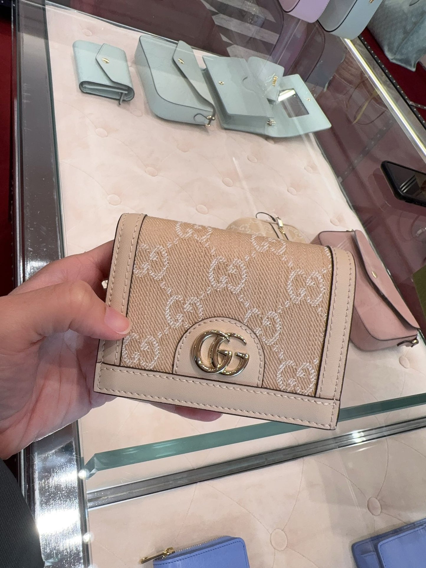@Gucci GG Denim Mini 丹寧短夾/P250🔔限時折🉐12050