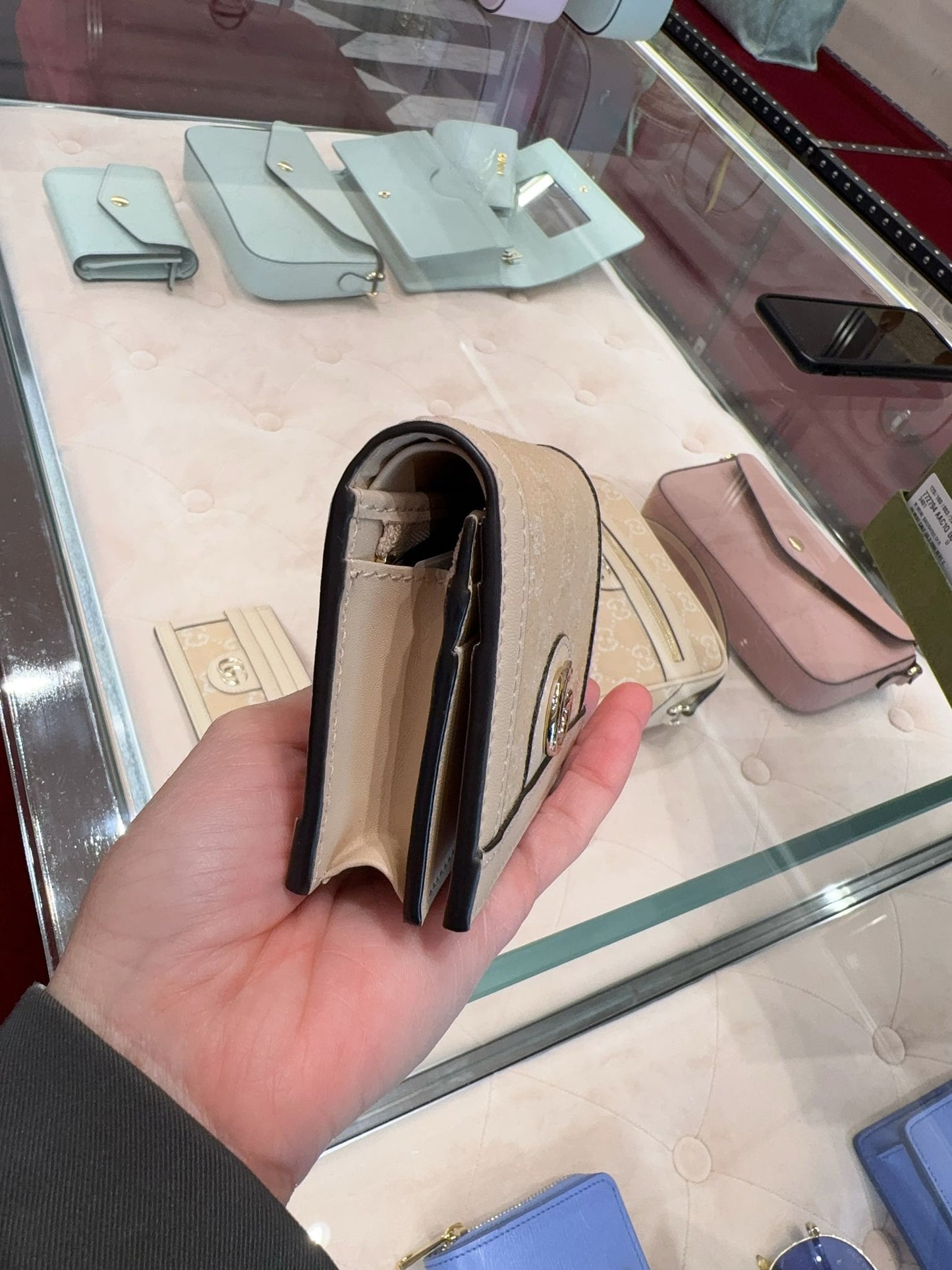 @Gucci GG Denim Mini 丹寧短夾/P250🔔限時折🉐12050