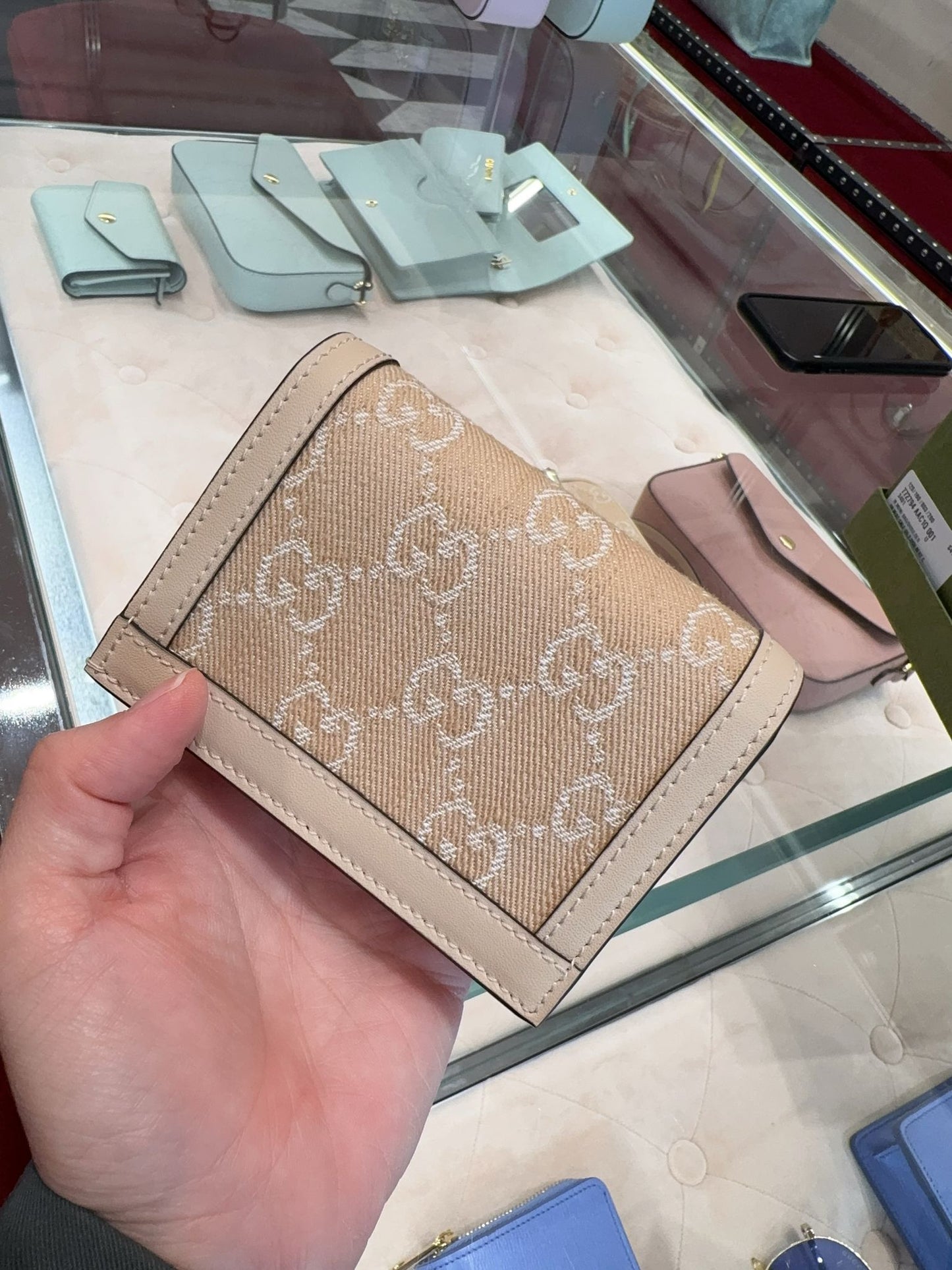 @Gucci GG Denim Mini 丹寧短夾/P250🔔限時折🉐12050