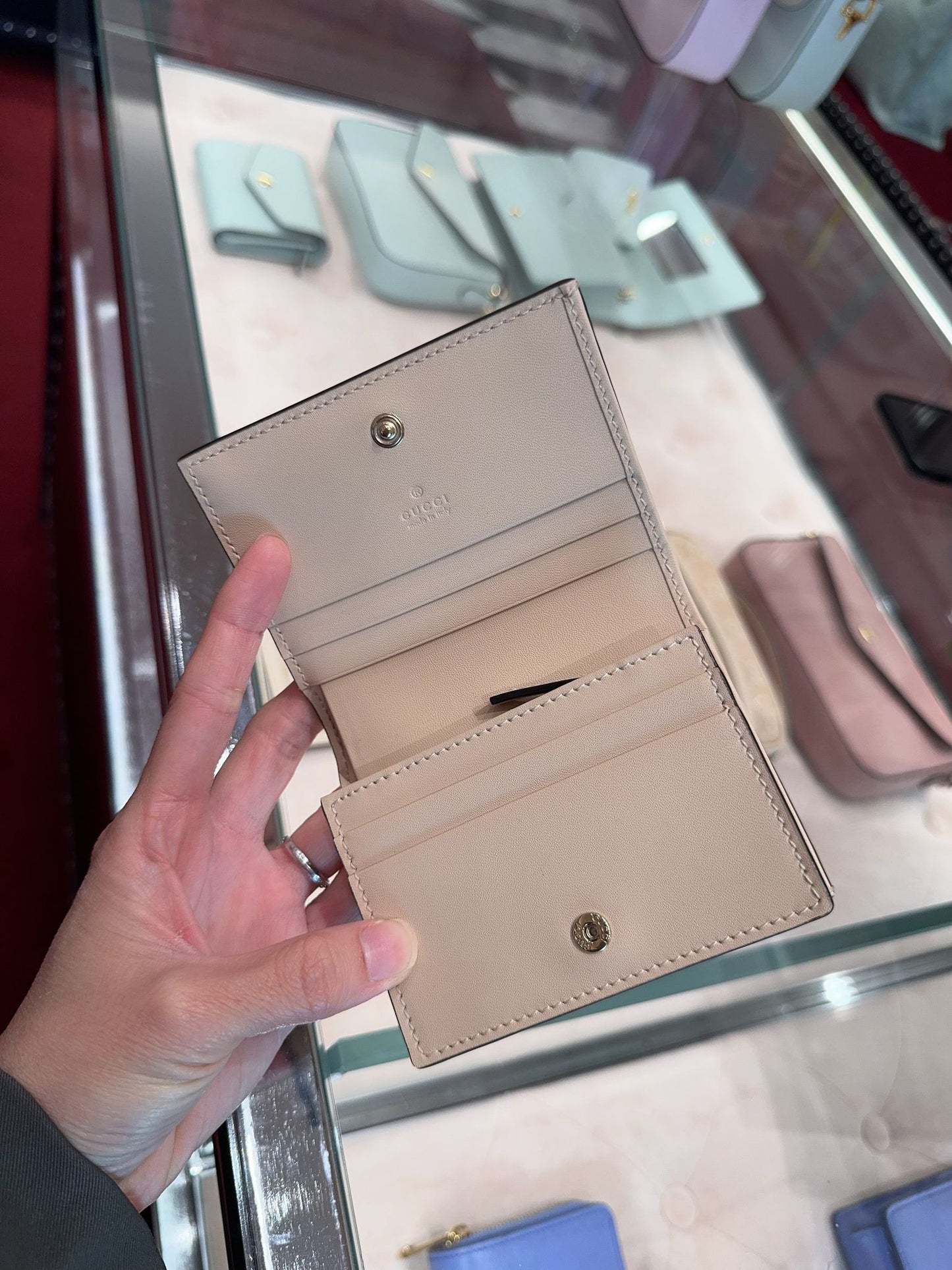 @Gucci GG Denim Mini 丹寧短夾/P250🔔限時折🉐12050