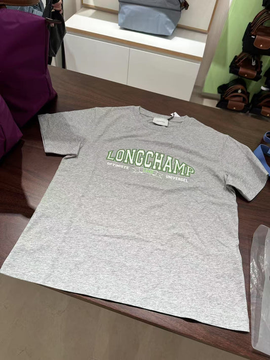 @Longchamp T-shirt 男女同款T恤/P44🔥折上九折🉐2580