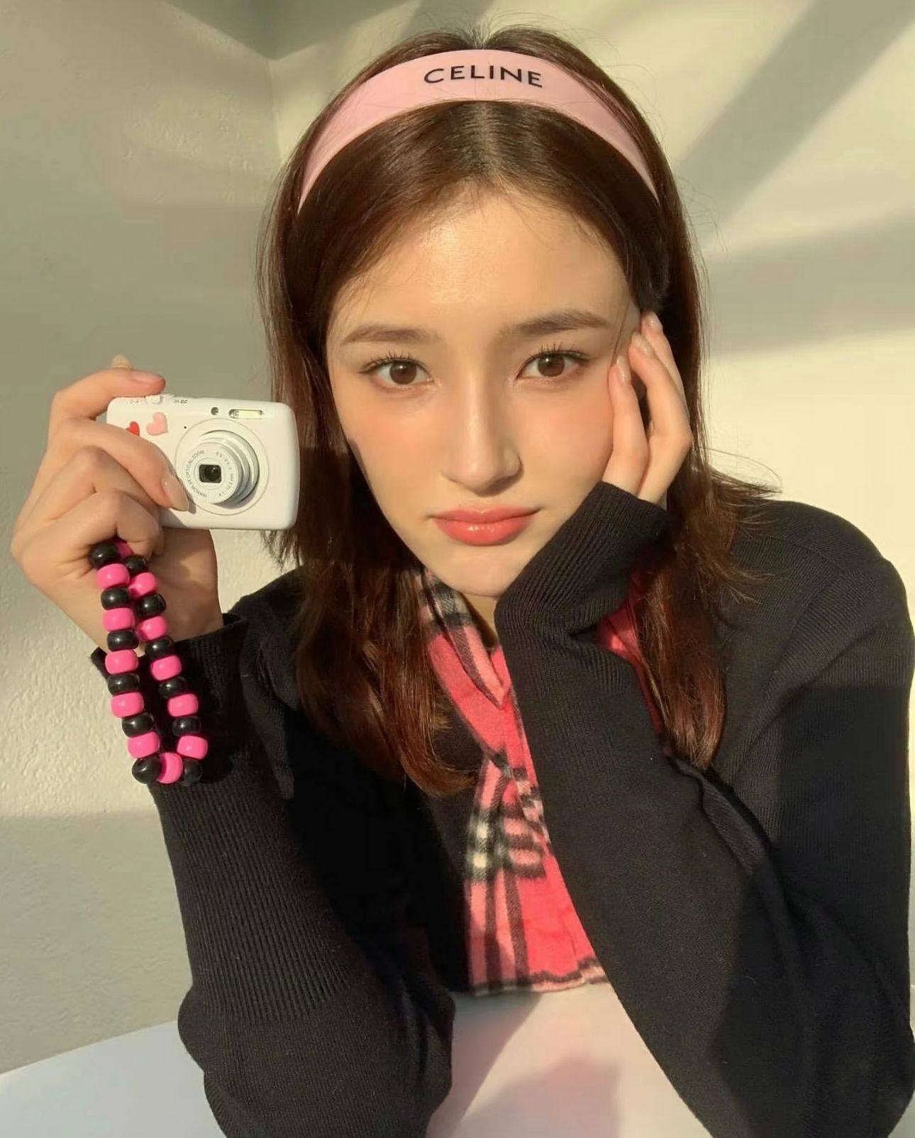 @Celine Headband Light Rose/Black 髮箍/P83🔥折上九折🉐4160