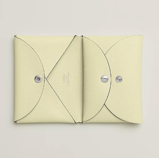 Hermes Calvi Duo Epsom皮卡夾錢包/455 ✨🉐20110