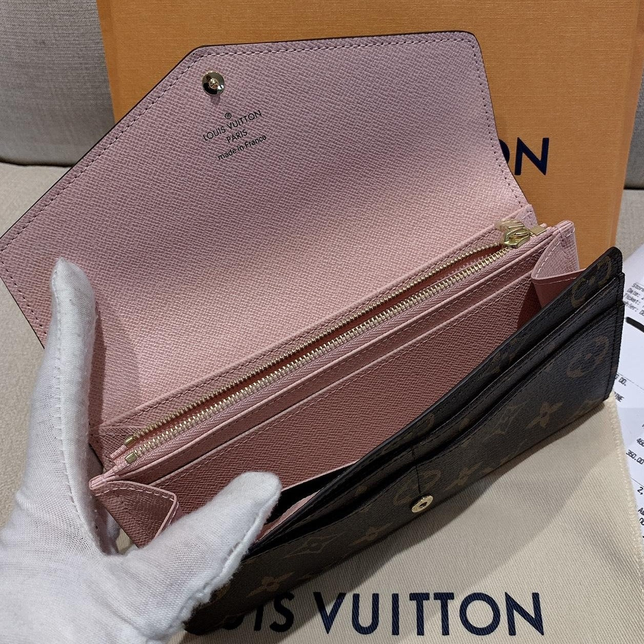 LV▪️Sarah 信封長夾/495✨🉐21790