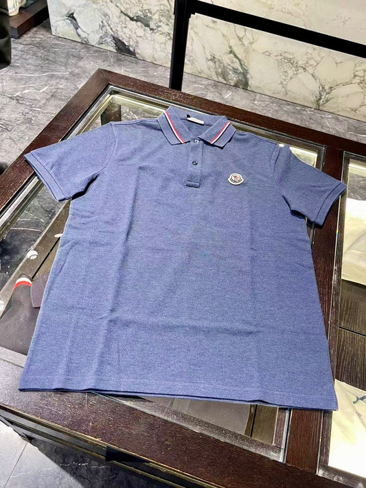 *@Moncler 男生款雙領飾邊Polo上衣/P178🔥下殺🉐8790