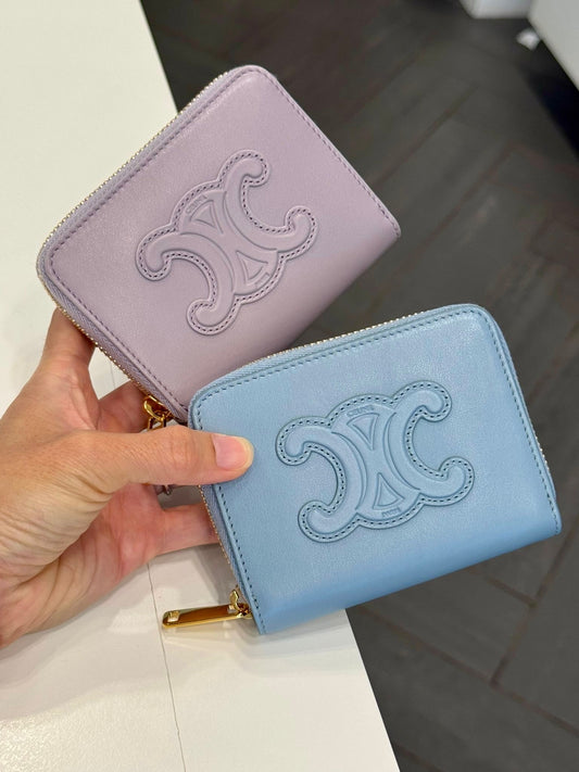 @Celine Outlet Compact Zipped 凱旋門拉鍊皮夾
