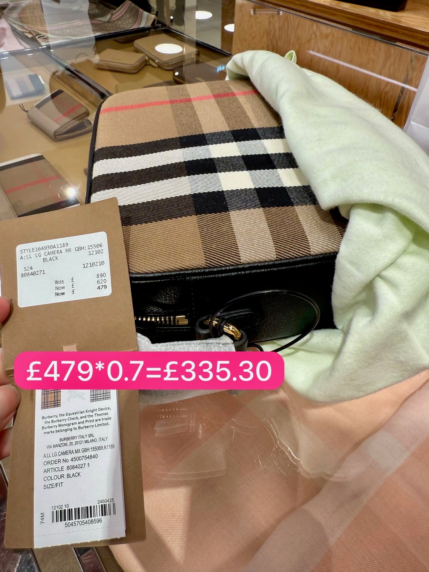 @Burberry Camera Bag 格紋相機包 🔥折上七折