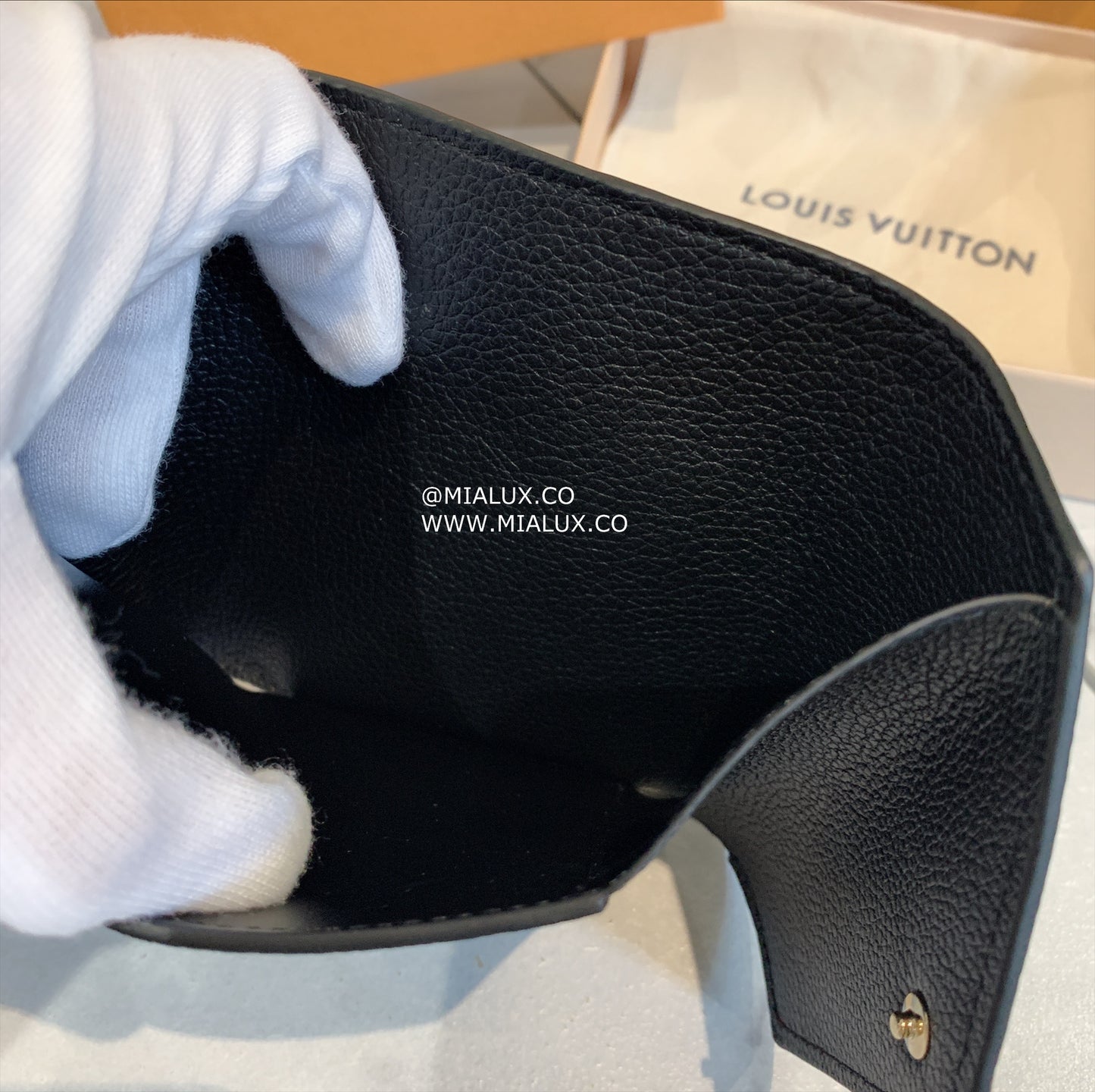 LV Victorine 壓紋牛皮信封短夾/505✨🉐22210