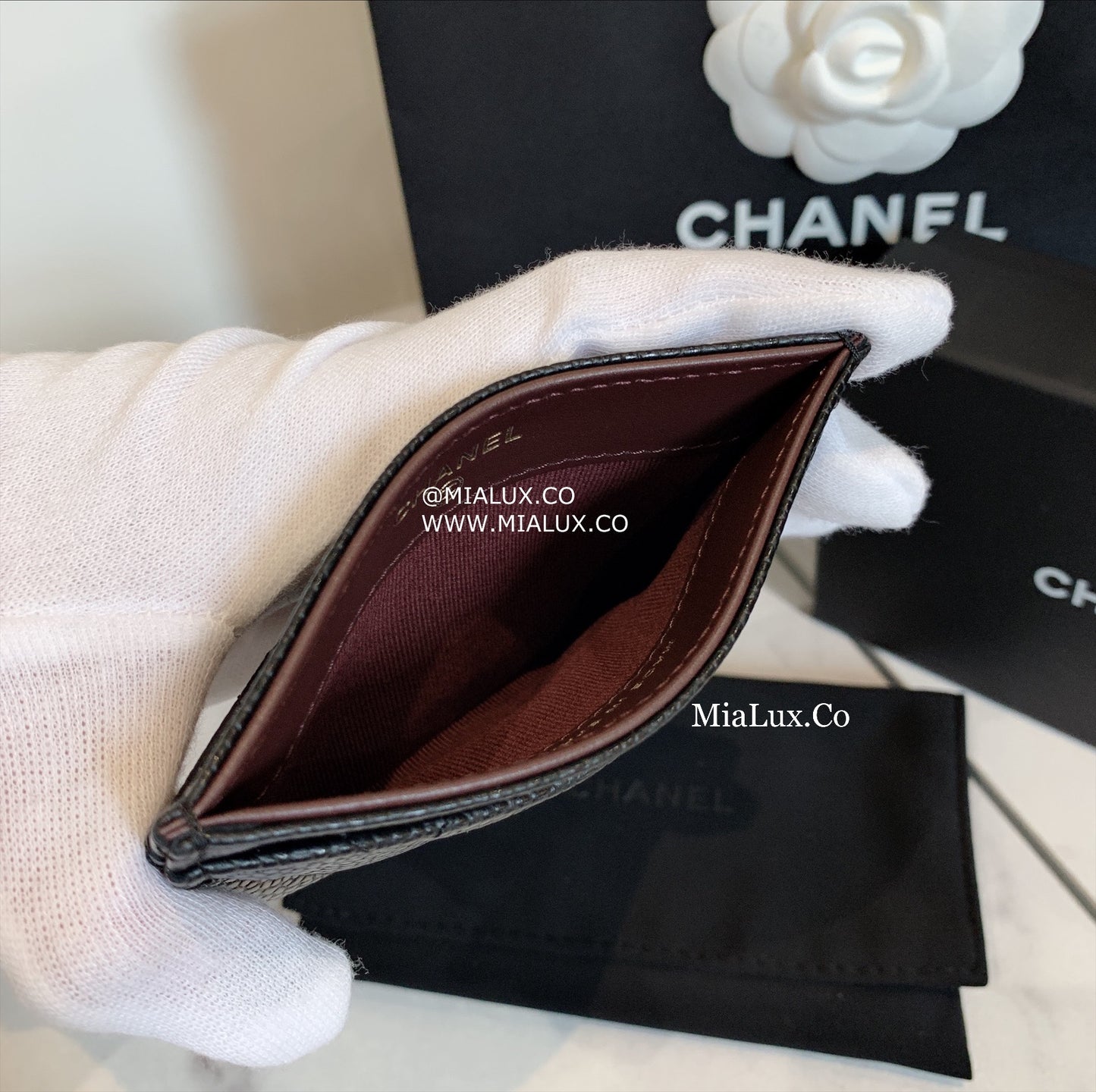 CHANEL▪️CF CARD HOLDER 經典格紋卡夾/410