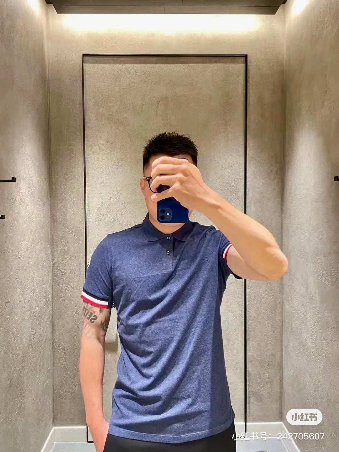 @Moncler Polo 男生款袖飾POLO上衣/230P154 🔔限時折🉐8430