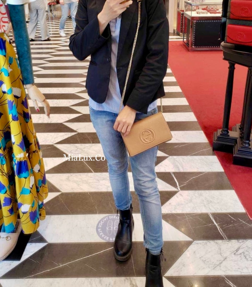 *@Gucci▪️Soho WOC 浮雕翻蓋WOC包/P485 🔔限時折🉐22830