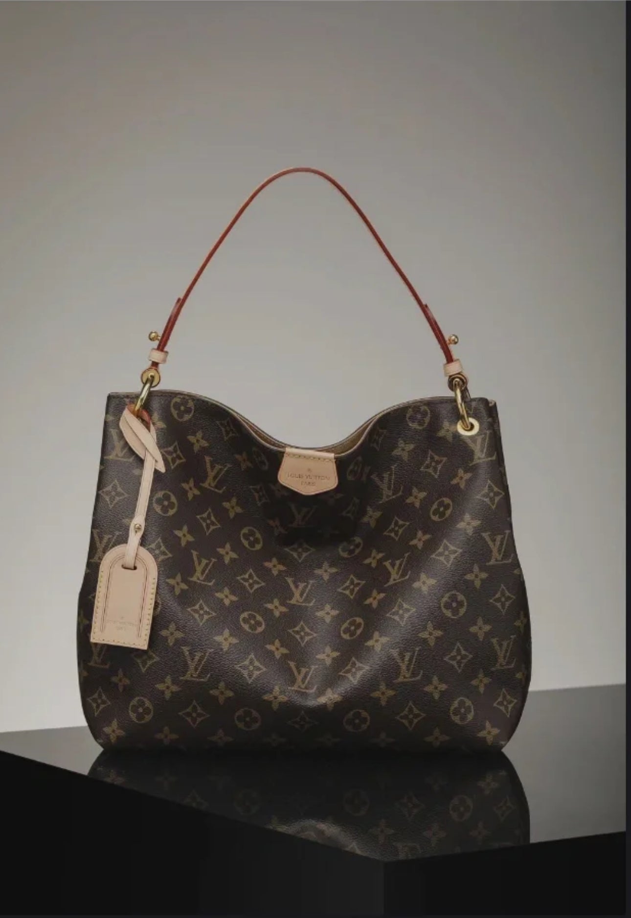 ❌LV Graceful PM Hobo 小款老花肩背包/1330 ✨🉐55530