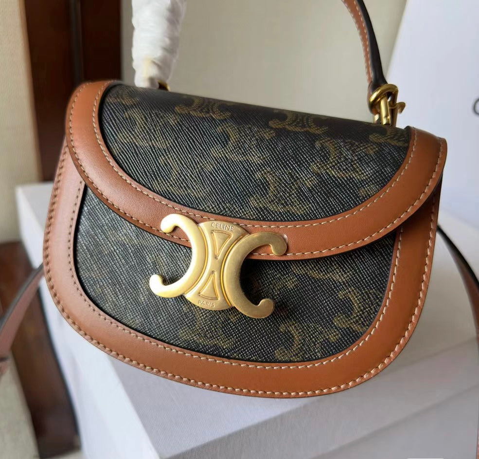 Celine BESACE CLEA MINI 手柄馬鞍包/1850E2000 🉐71000🇪🇺