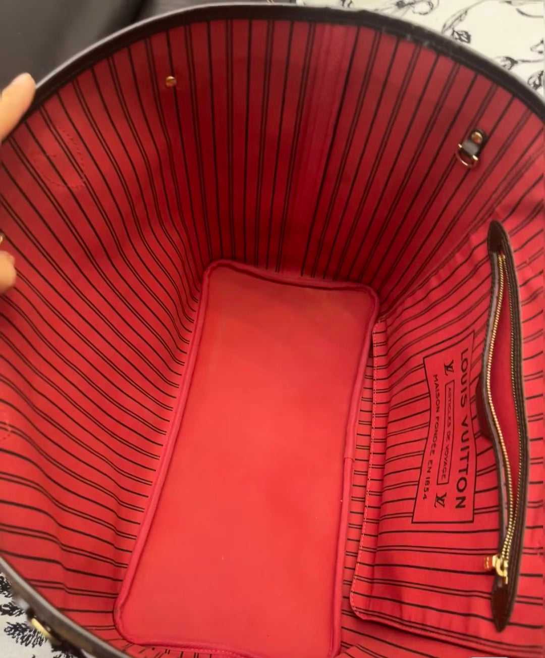 LV Neverfull MM 大款棋盤格托特包/1410✨🉐60220