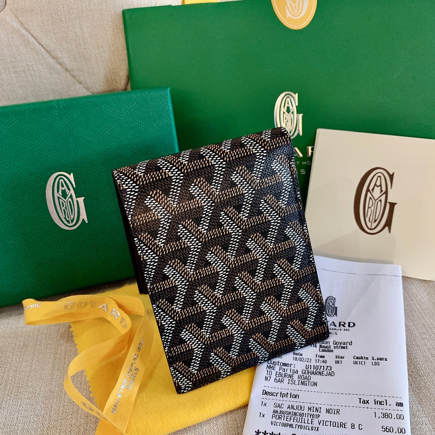 Goyard▪️Victoire Wallet 對開八卡短夾/E790 🍀🉐32600🇪🇺