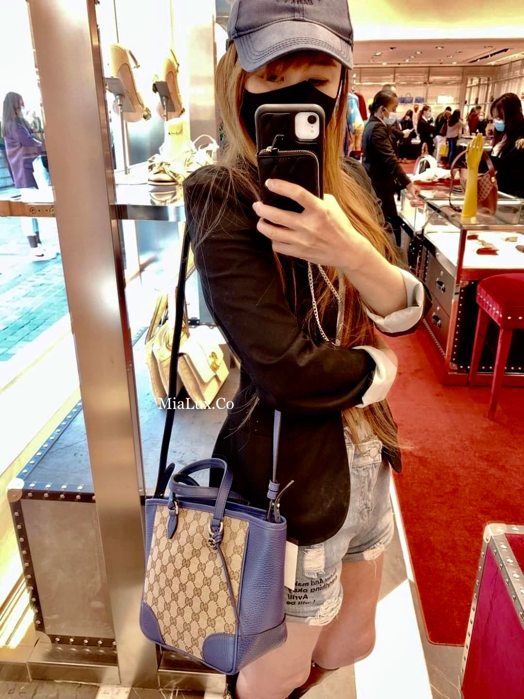 *@Gucci▪️Tote Bag 老花織布手提肩背包/P625 🔔限時折🉐29130