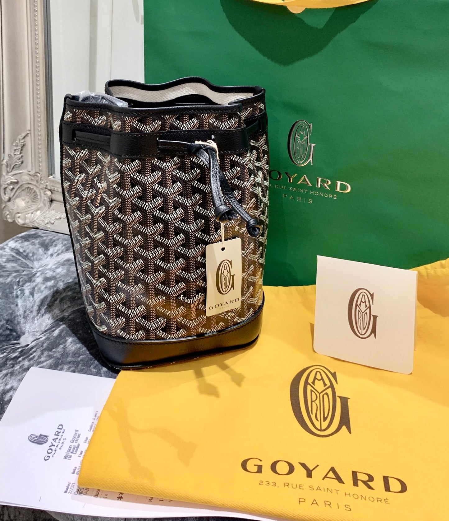 Goyard▪️Petit Flot Bucket 小水桶包/1705E1900 🍀🉐77000🇪🇺