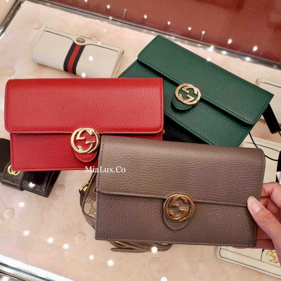 *@Gucci▪️GG WOC 雙G銀扣WOC包/P435 🔔限時折🉐20580