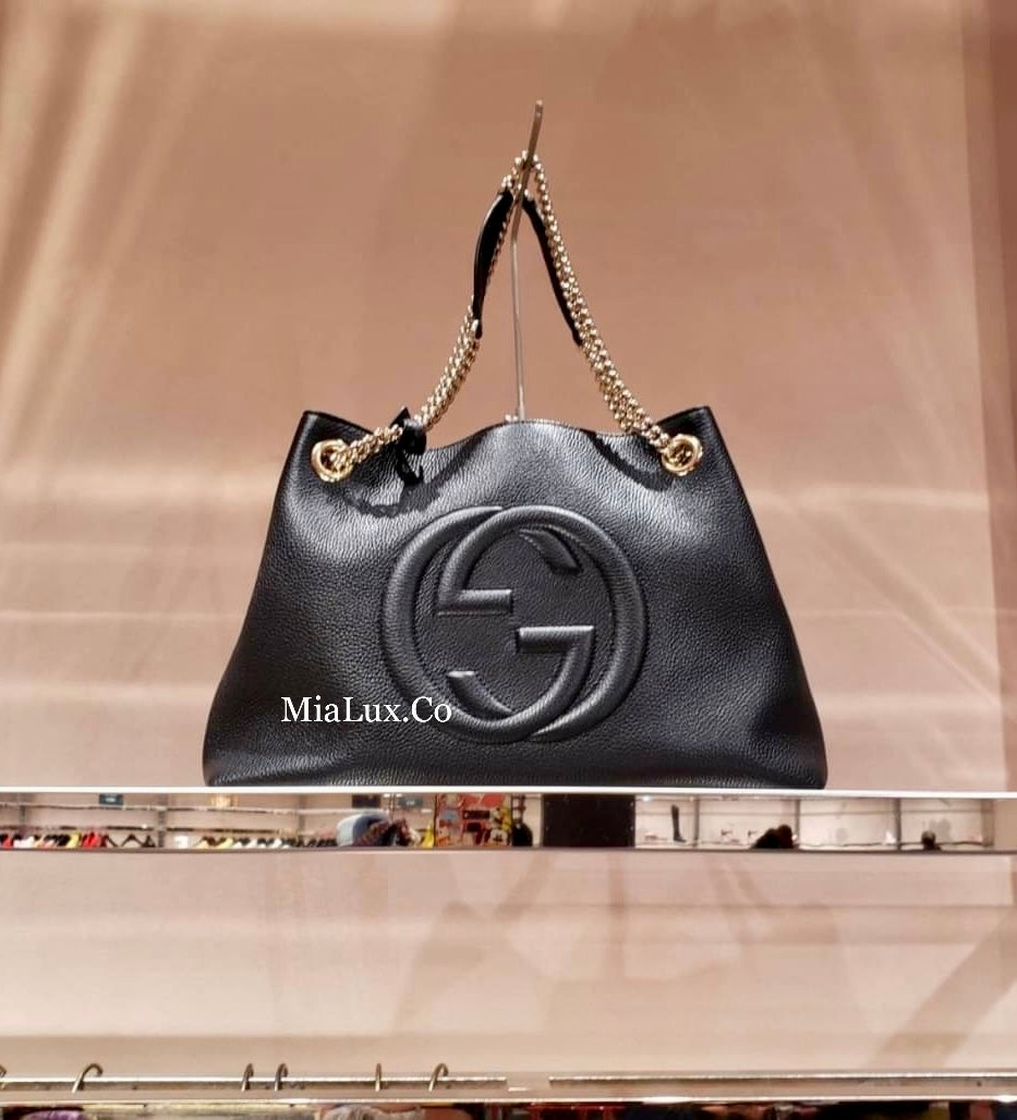 @Gucci▪️Soho Tote 浮雕托特包/P1175 🔔限時折🉐53880