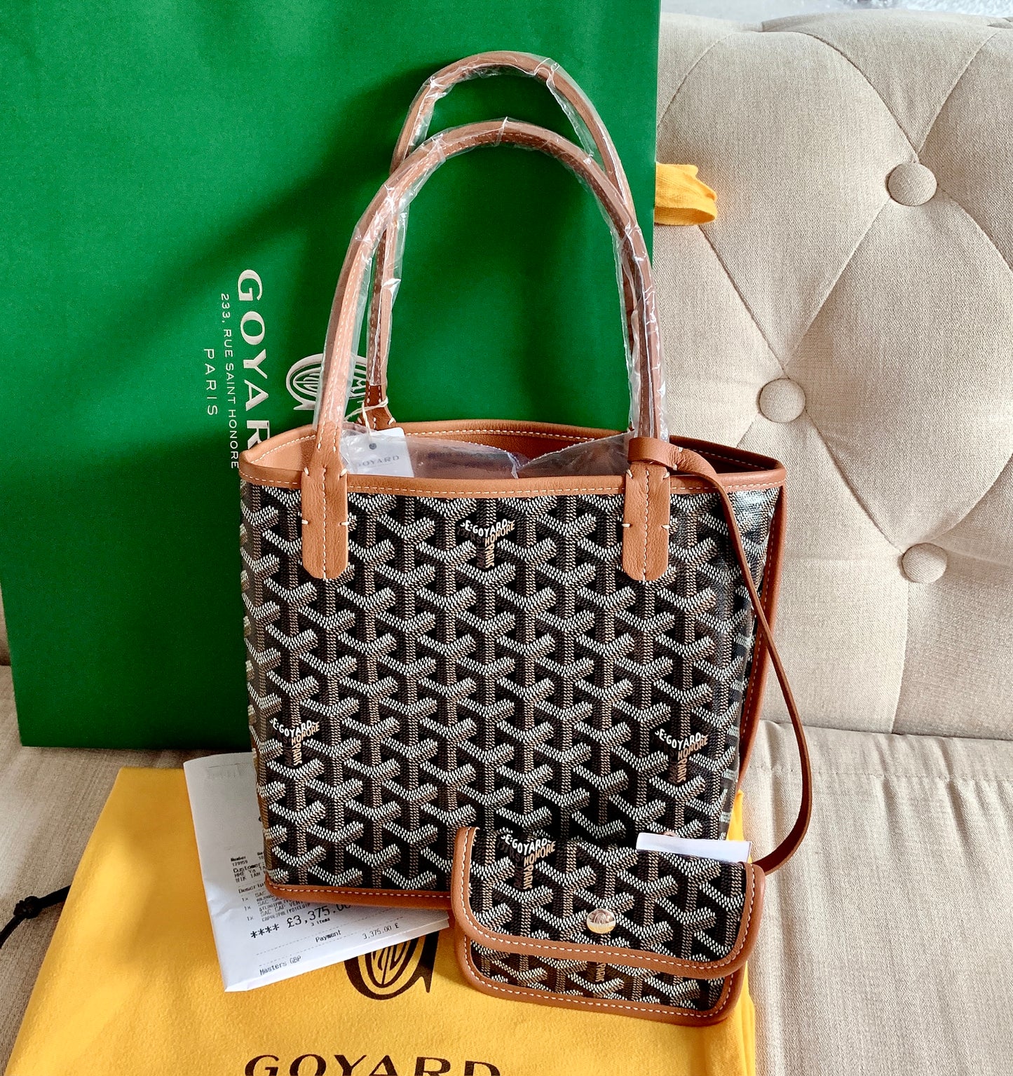 Goyard▪️Anjou Mini 雙面迷你托特/1800E2050 🍀🉐83000🇪🇺