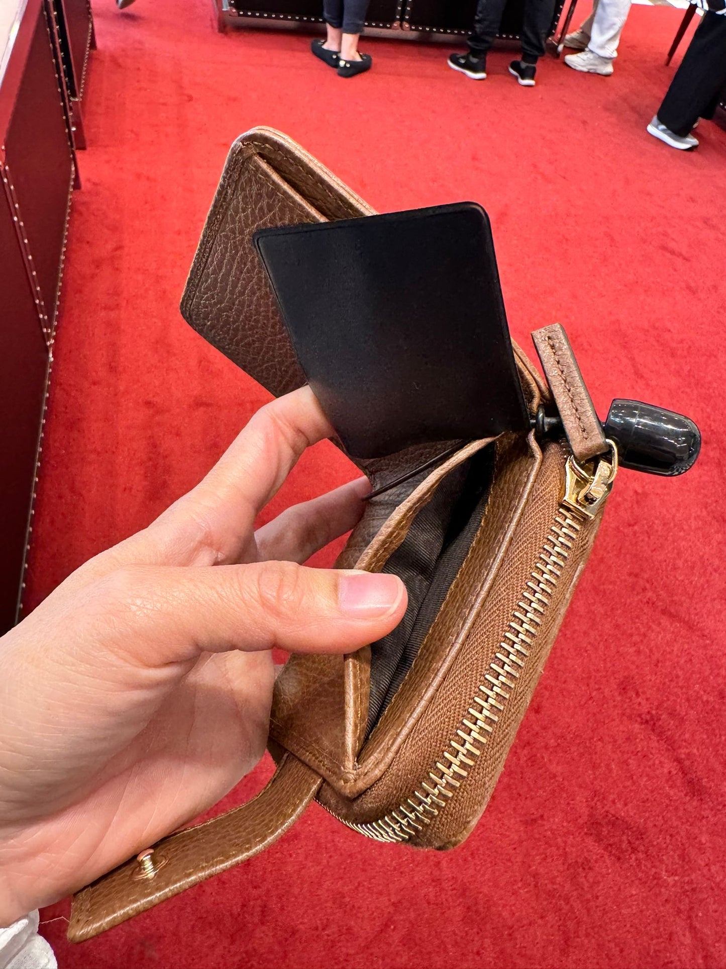 *@Gucci Canvas 織布短夾/440P200 🔔限時折🉐11000