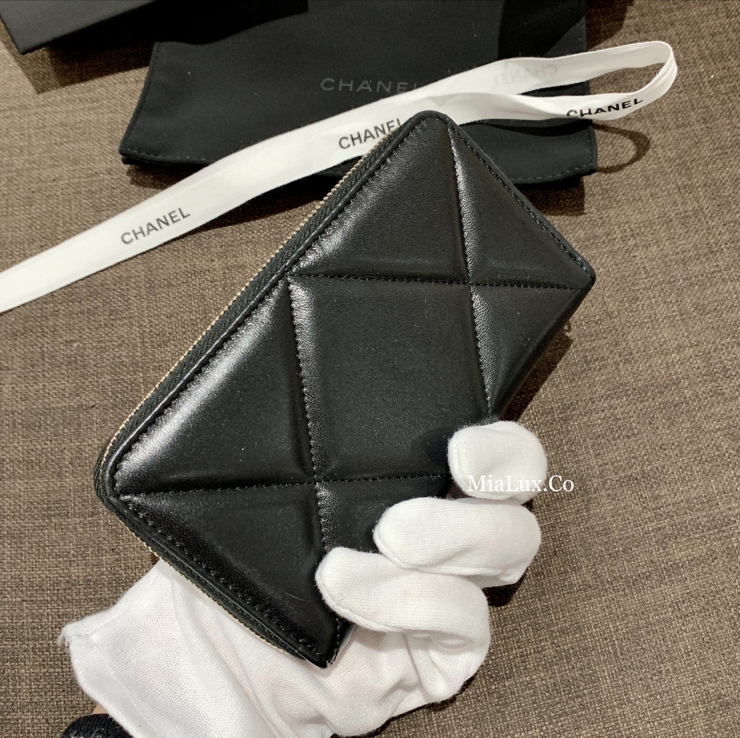CHANEL▪️19 拉鍊中夾 AP0948 -