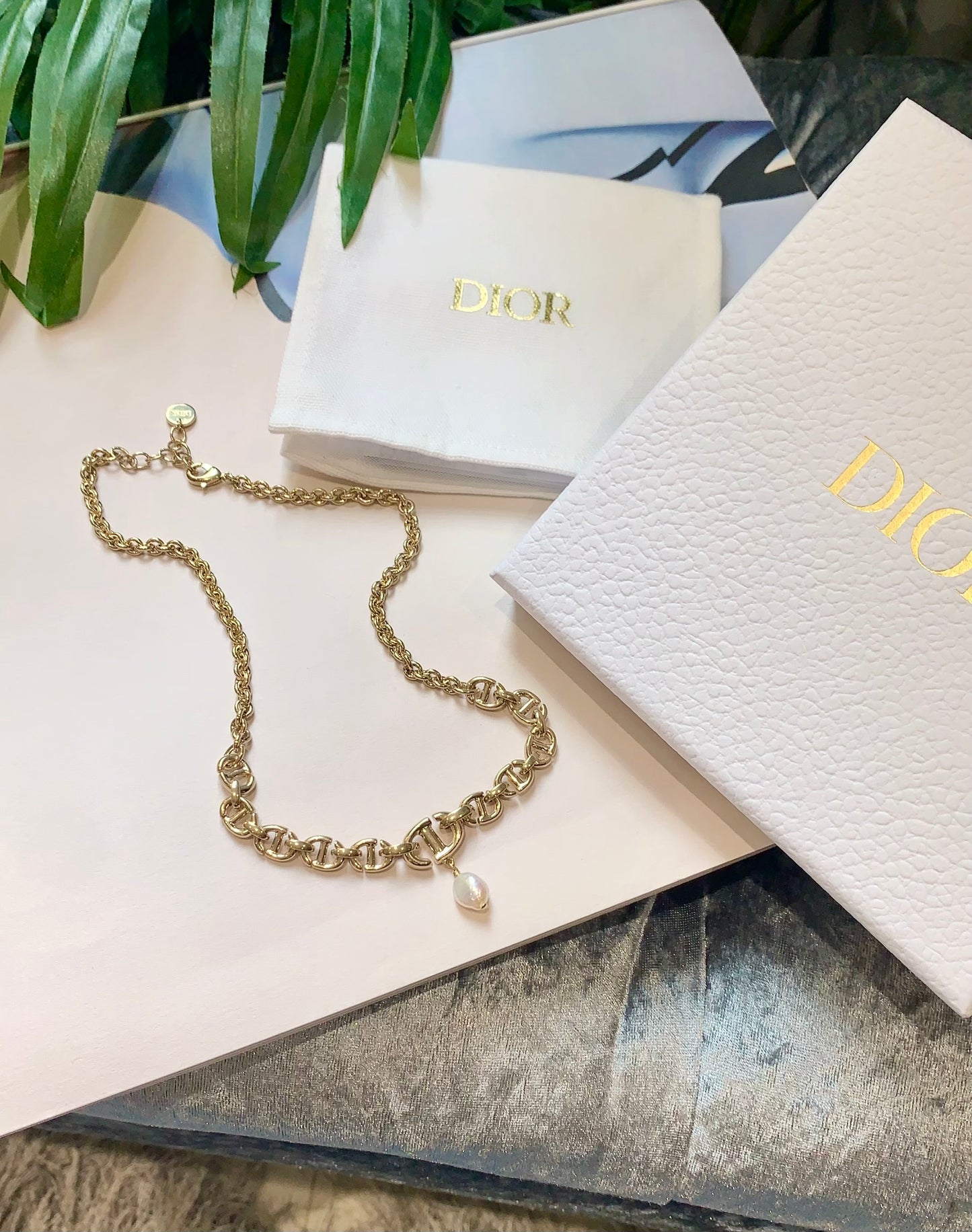 *現貨*@Dior▪️Necklace 珍珠綴飾項鍊  P13000 /T18000