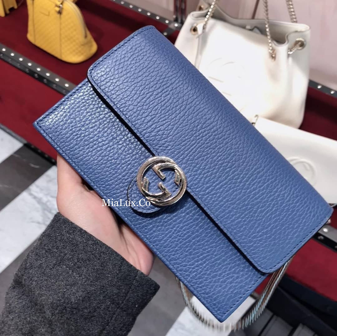 *@Gucci▪️GG WOC 雙G銀扣WOC包/P435 🔔限時折🉐20580