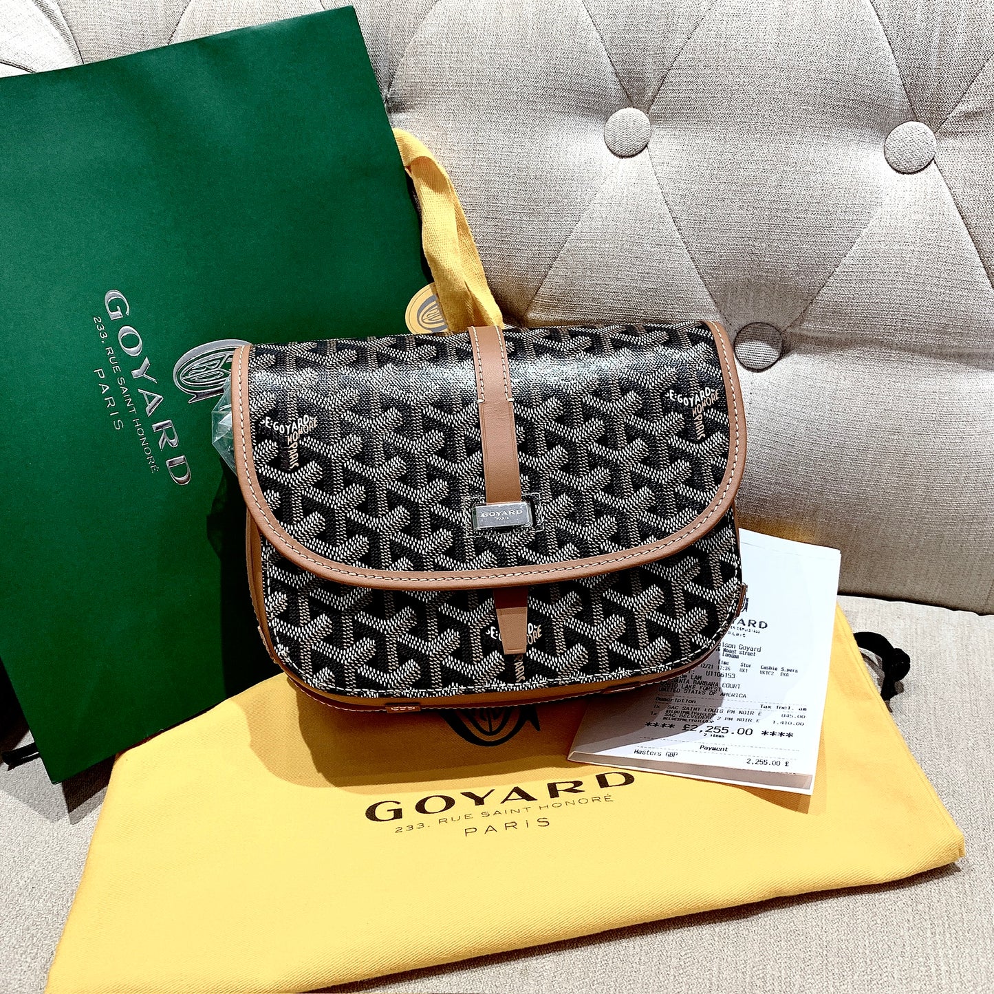 Goyard▪️Belvedere PM 馬鞍郵差包/2020E2300 🍀🉐93000🇪🇺