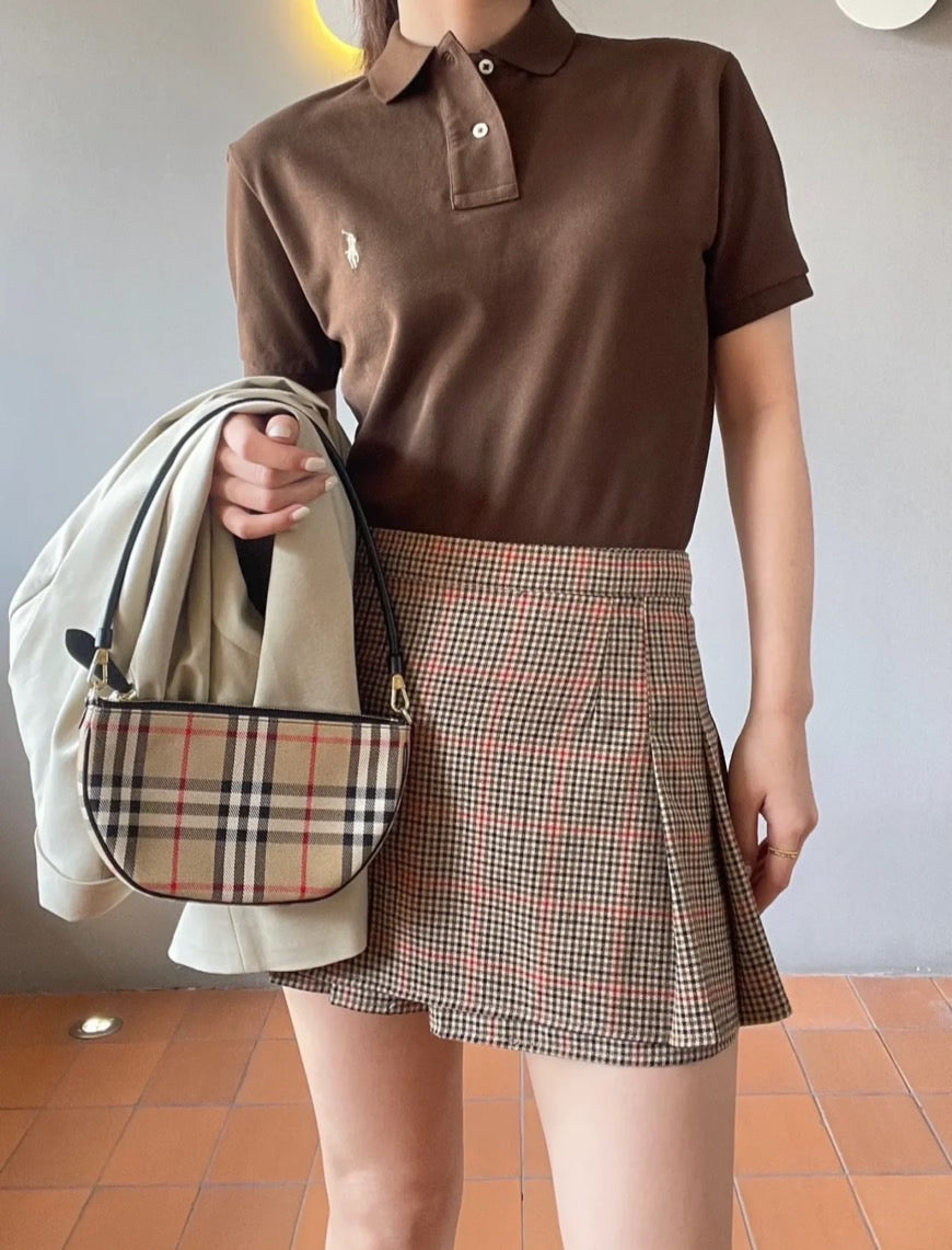 @Burberry Hobo Bag 經典格紋腋下包 🔥下殺🉐22850🏷