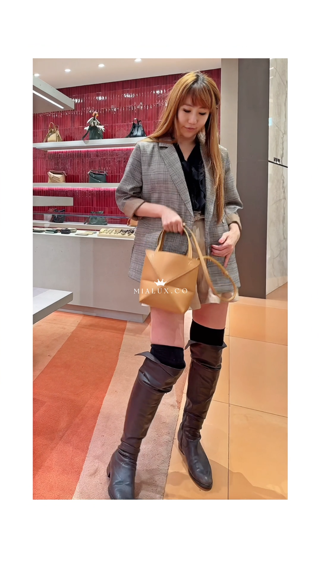 Loewe▪️Puzzle Fold Tote Mini 單色拼圖折疊包/1250