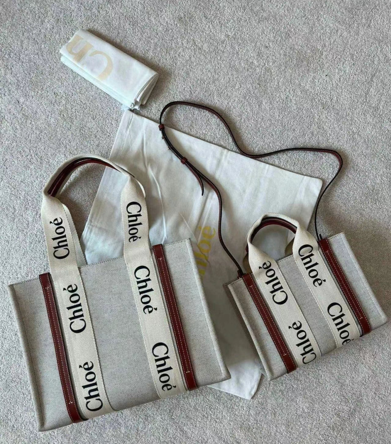 Chloe▪️Woody Tote S 小托特包/875FN512㊙️折扣🉐25800💰🏷️