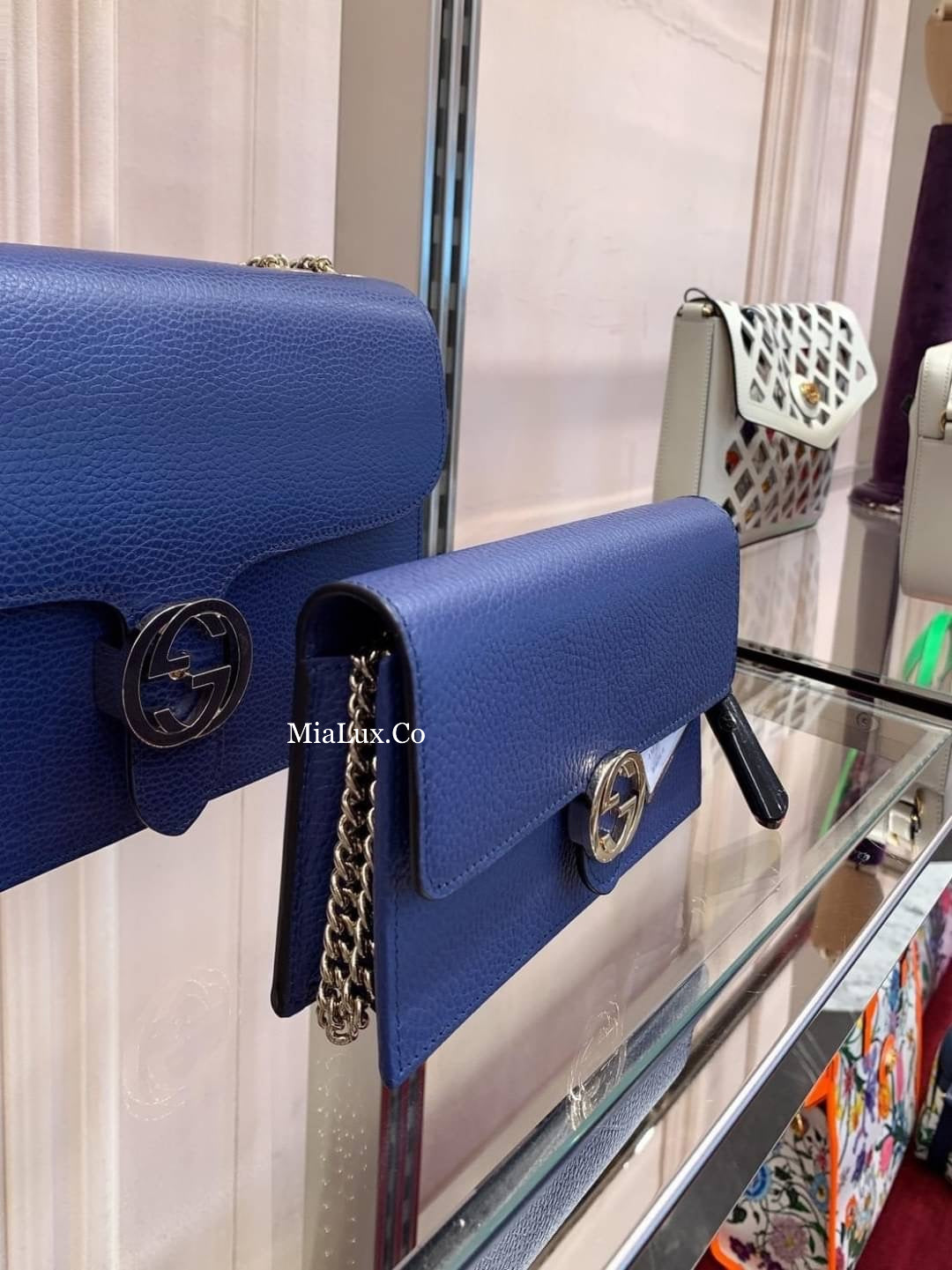 *@Gucci▪️GG WOC 雙G銀扣WOC包/P435 🔔限時折🉐20580