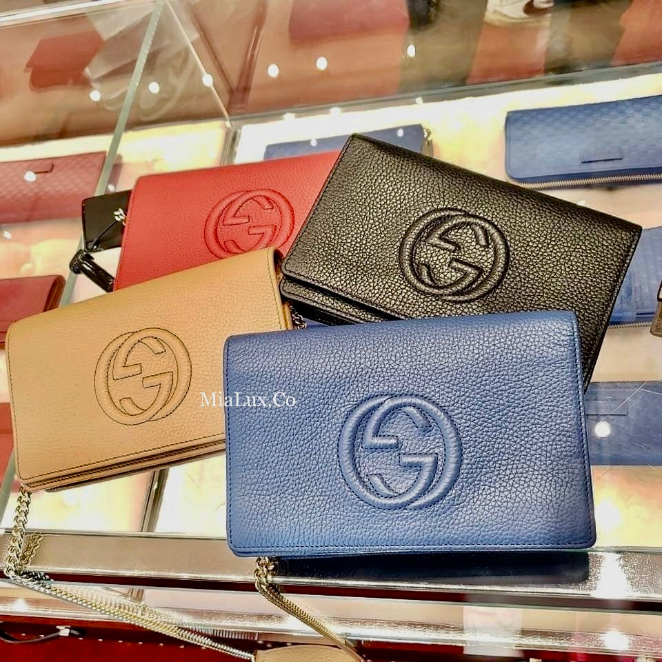 *@Gucci▪️Soho WOC 浮雕翻蓋WOC包/P485 🔔限時折🉐22830