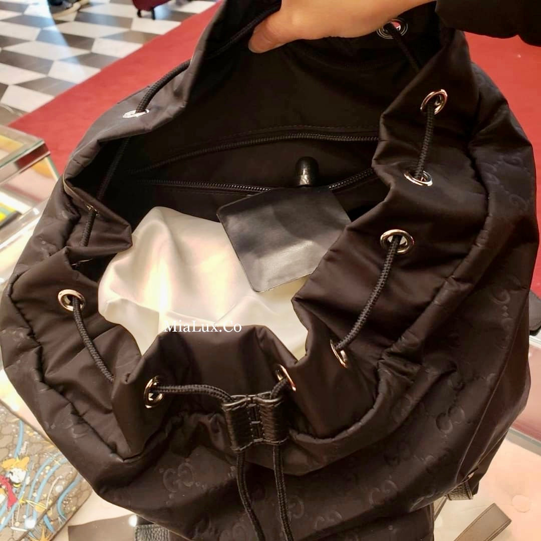 @Gucci Nylon 男生款黑後背包/P540