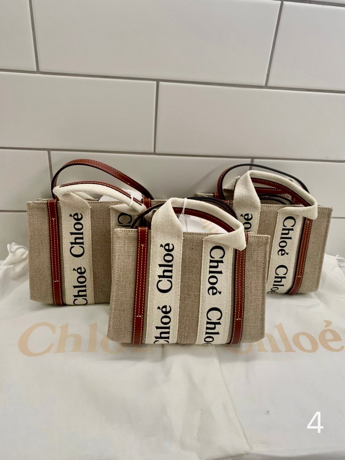 Chloe▪️Woody Tote Mini 托特包/610C470 ㊙️折扣🉐19870💰