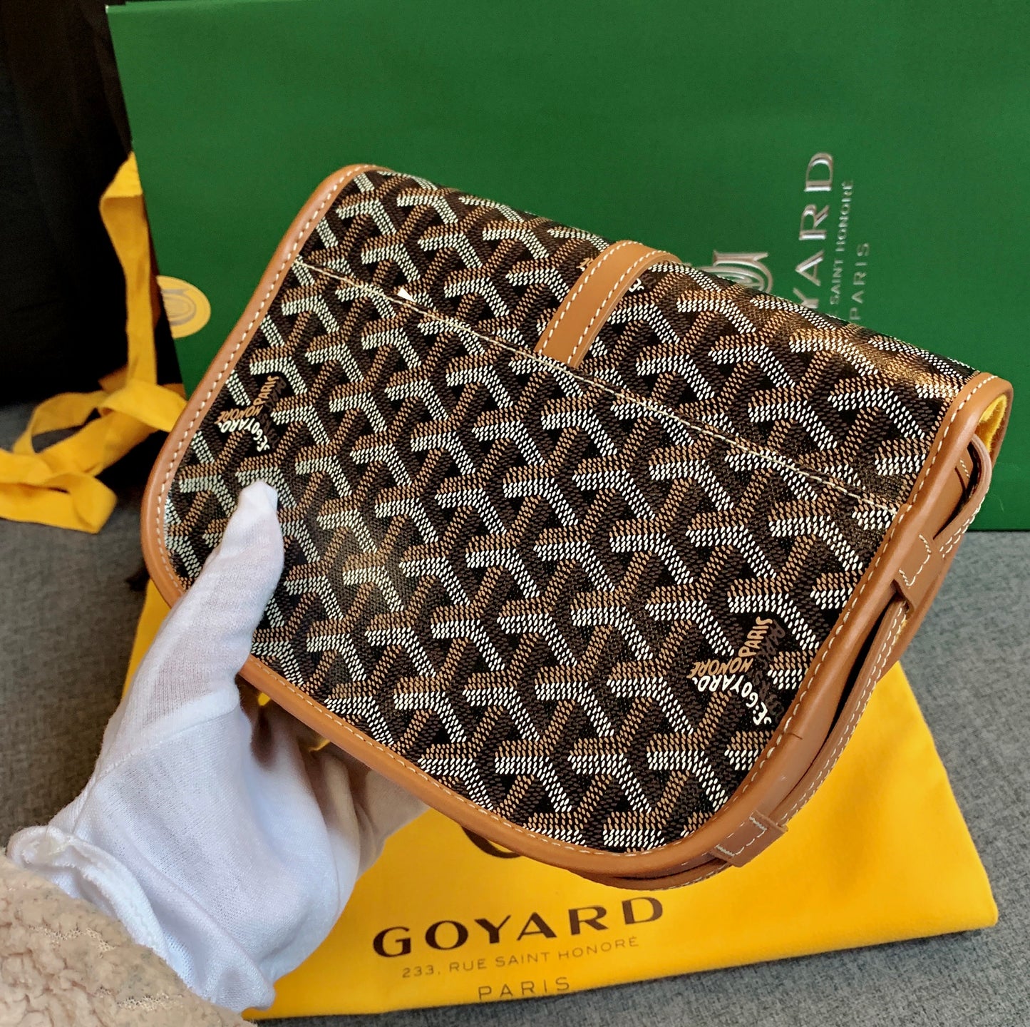 Goyard▪️Belvedere PM 馬鞍郵差包/2020E2300 🍀🉐93000🇪🇺