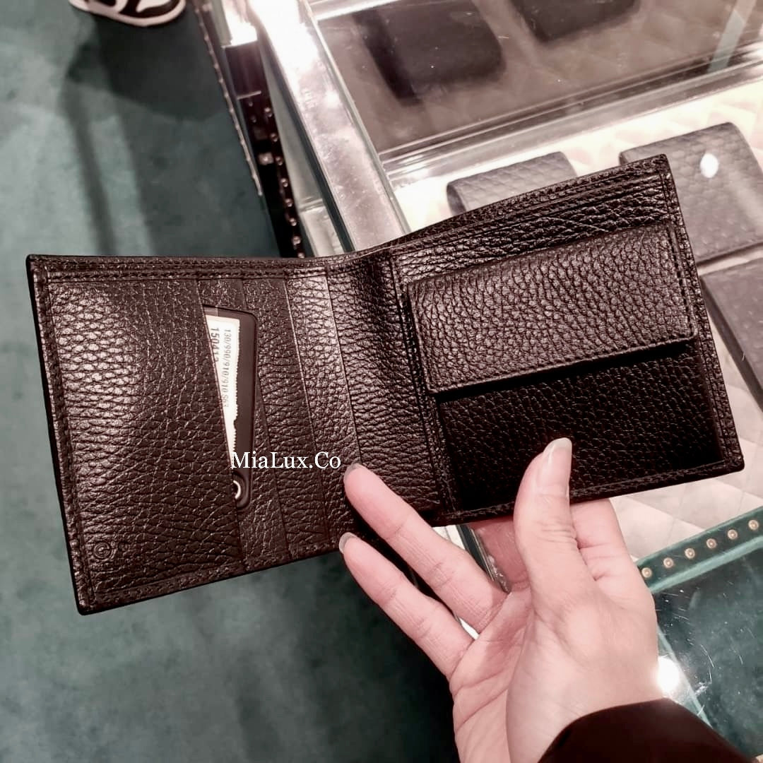 *@Gucci Canvas Wallet 男女款老花零錢短夾/P220