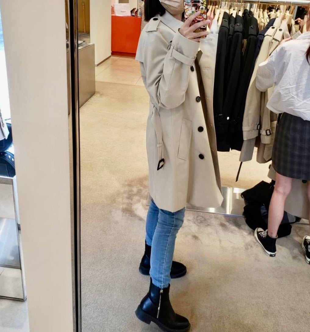 @Burberry Harbourne 女中短板風衣/P690 🔥折上七折🉐22740