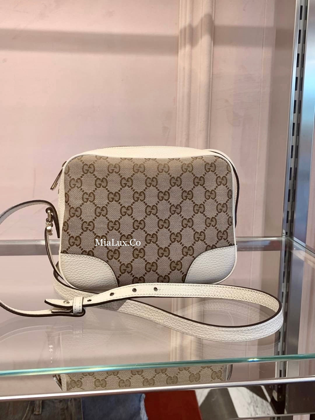 *@Gucci Canvas Camera Bag 老花相機包/P490