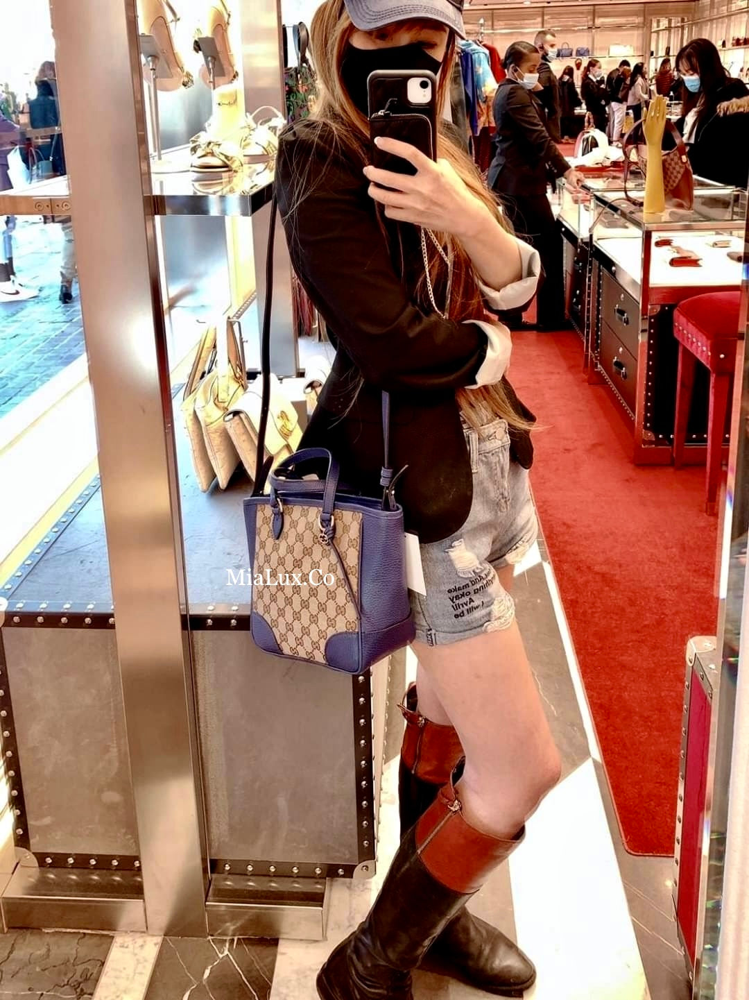 *@Gucci▪️Tote Bag 老花織布手提肩背包/P625 🔔限時折🉐29130