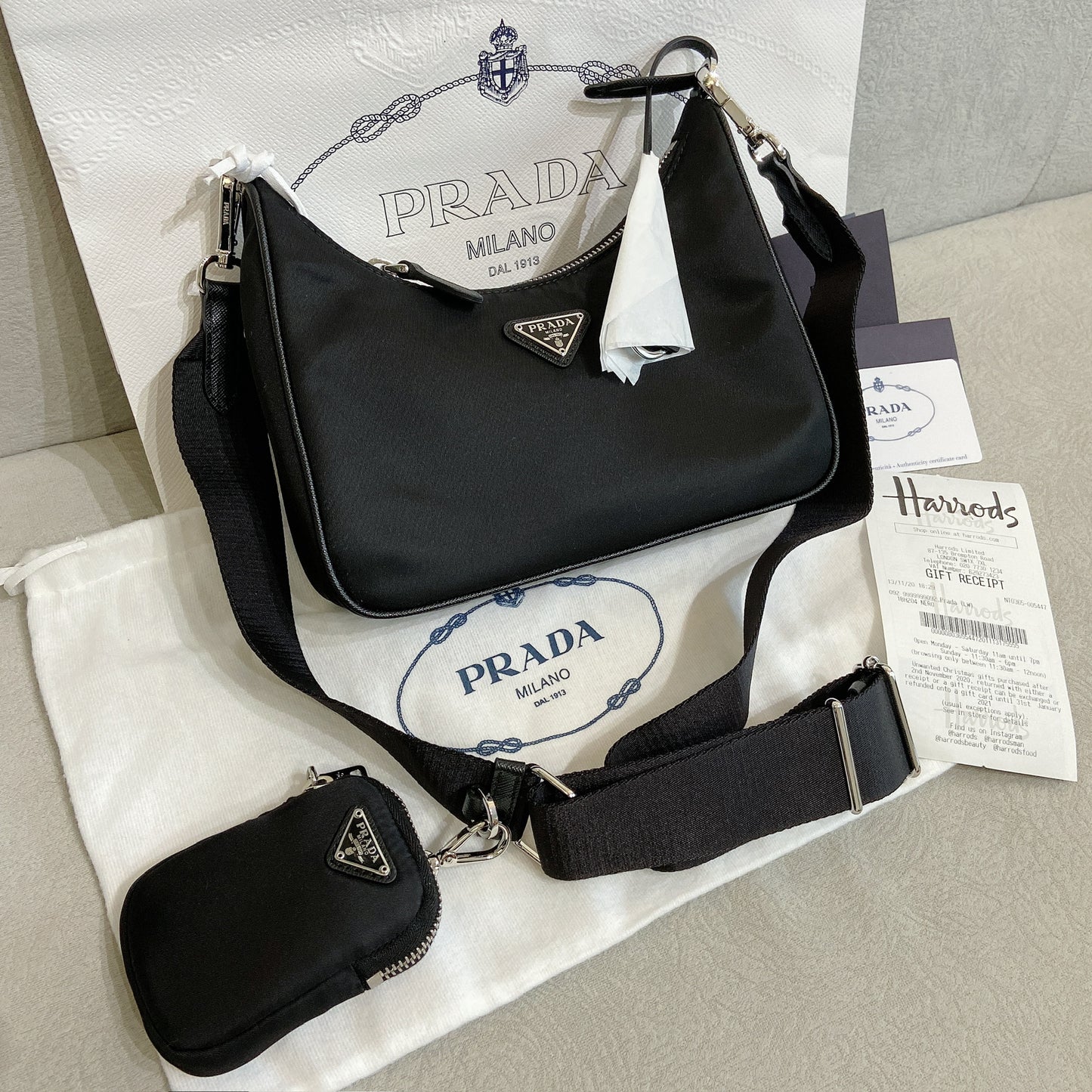 Prada▪️Re-Edition 2005 五合一尼龍包/E1650 🉐60400🇪🇺