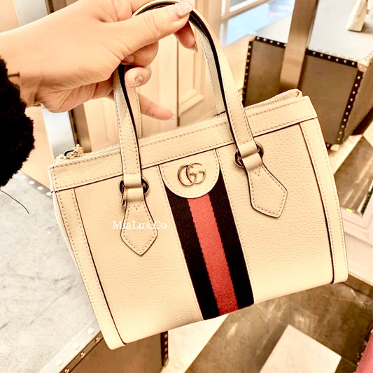 *@Gucci Ophidia Handled 硬殼牛皮手提包/P960
