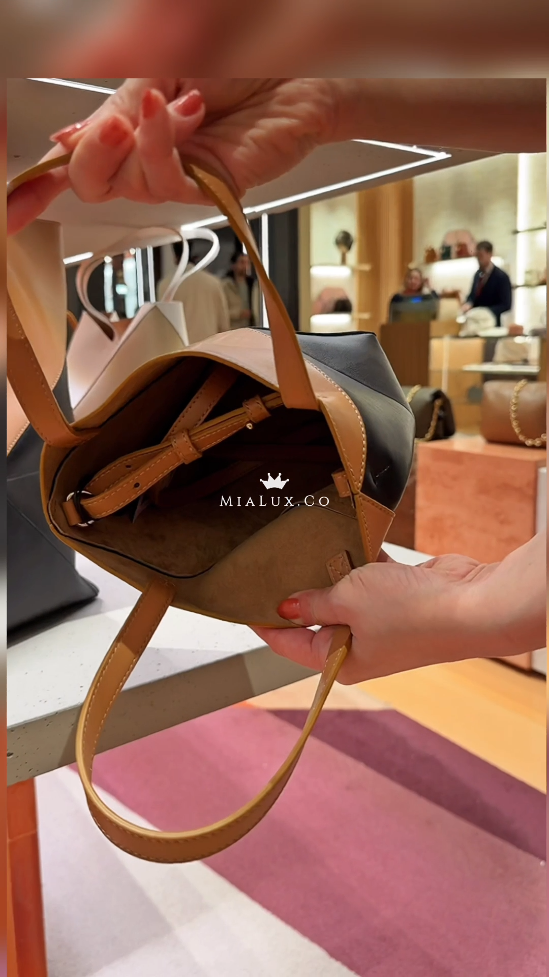 Loewe▪️Puzzle Fold Tote Mini 拼色拼圖折疊包/1350