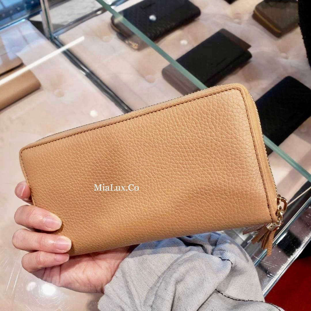 *@Gucci▪️Soho Zip 浮雕拉鏈長夾/390P270 🔔限時折🉐12950