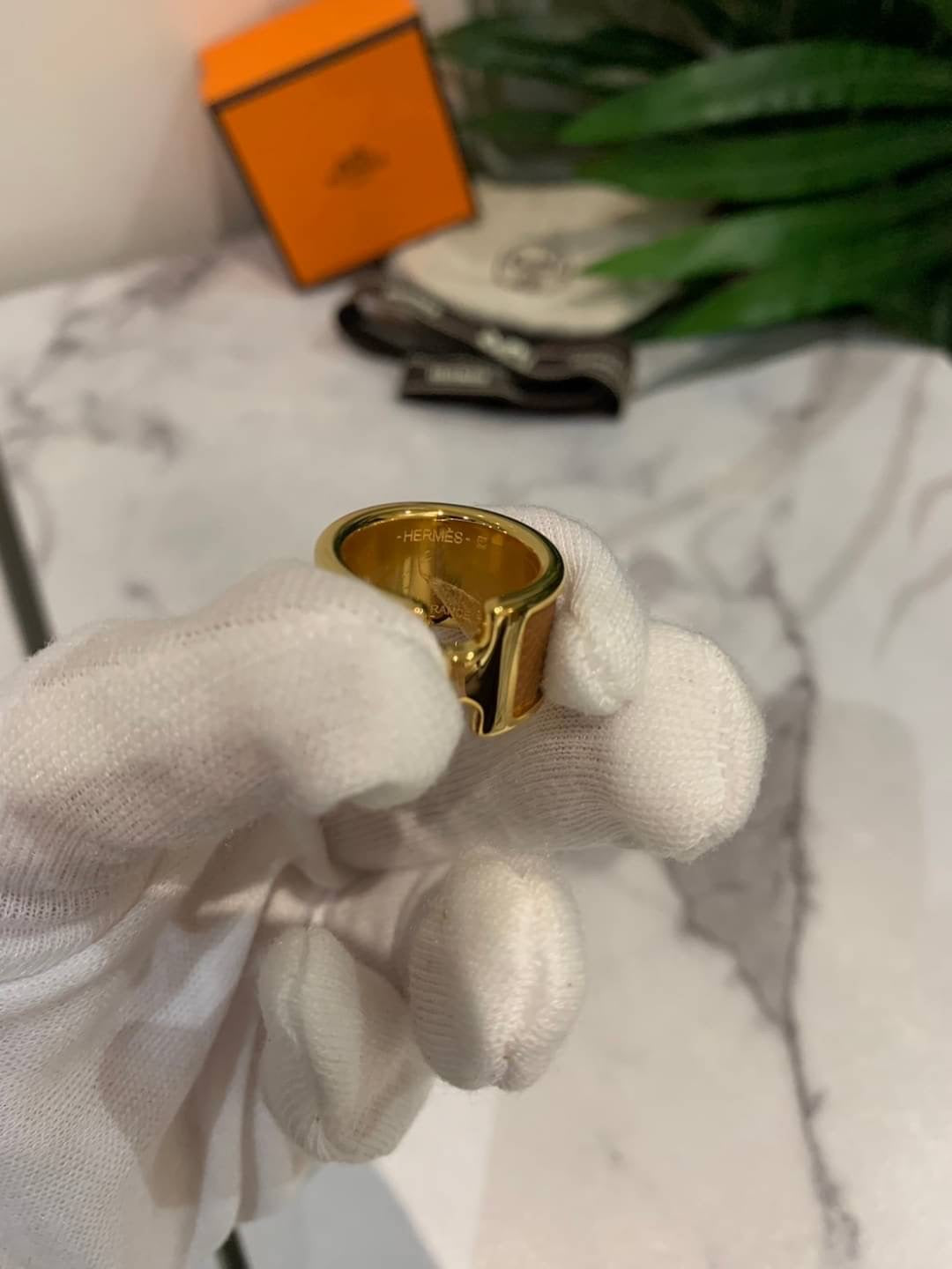 Hermes✨| Olympe Ring, Large Model 大款Olympe戒指 *£310